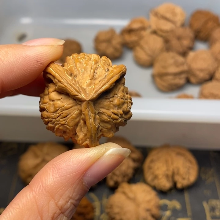 放***铁文玩核桃吊坠文玩核桃异形单只