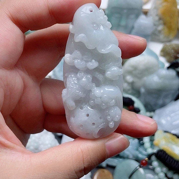吊坠(不含链)未镶嵌翡翠1