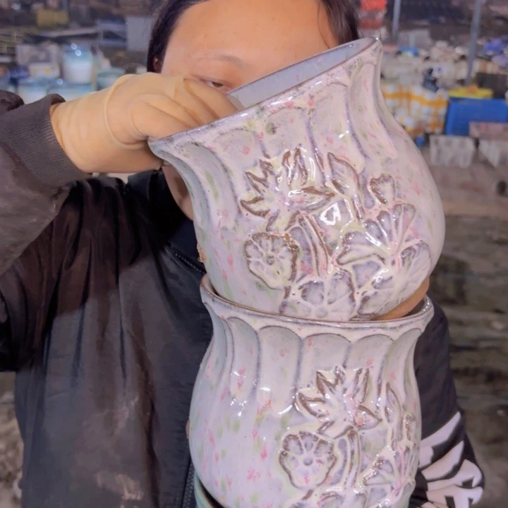 紫砂花盆 透气 口径 高度