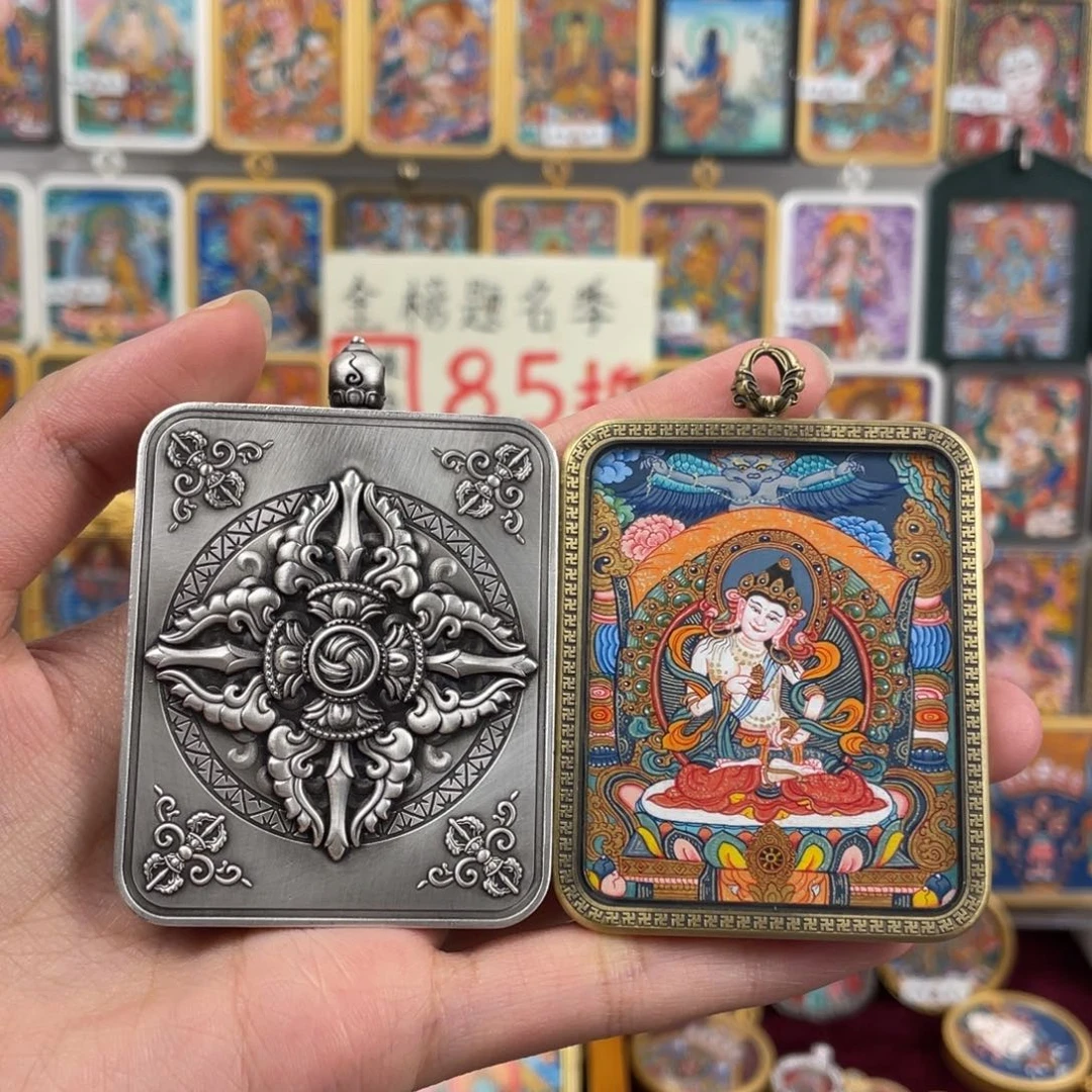 吊坠晓*小鱼热贡手绘艺术