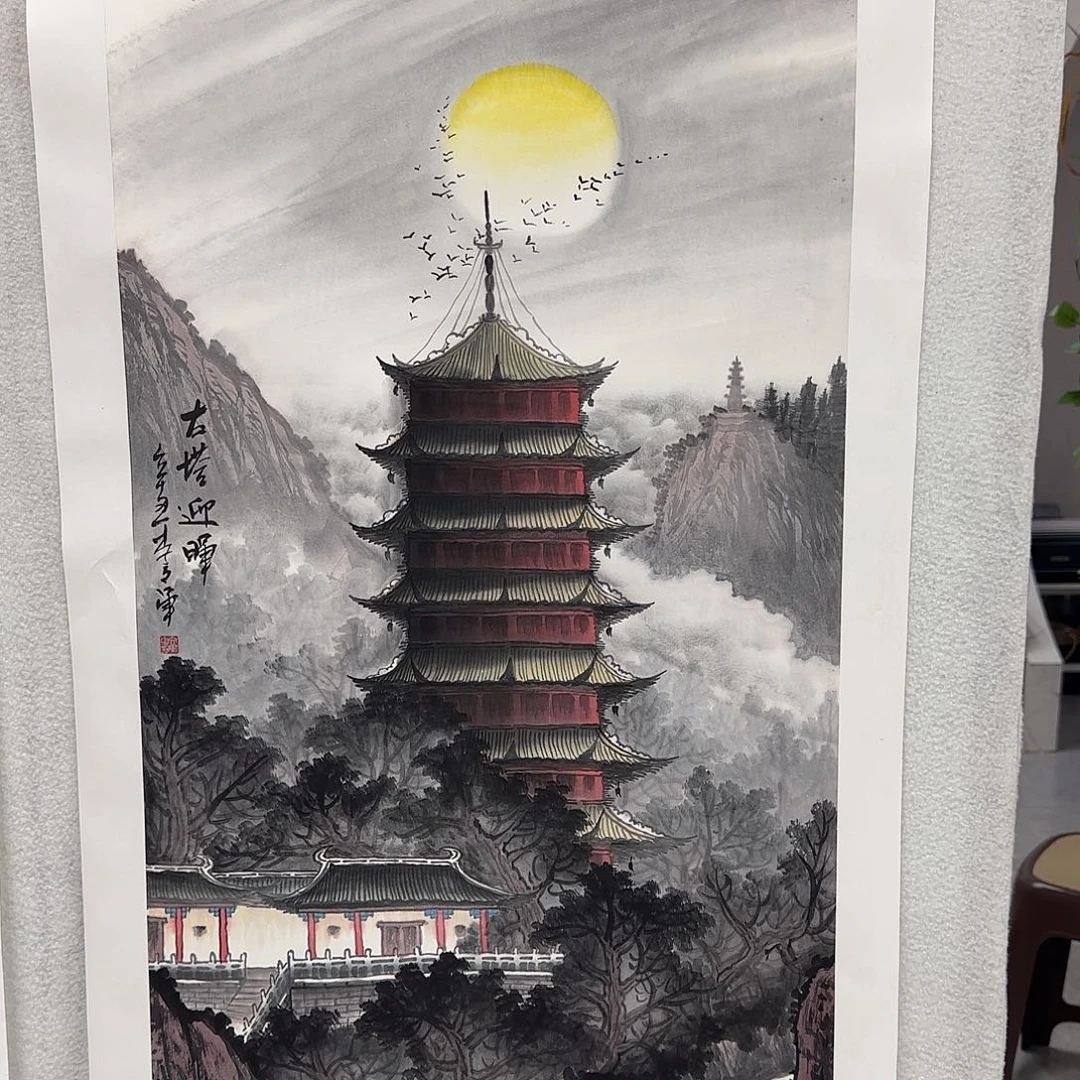 国画李文军老师精品