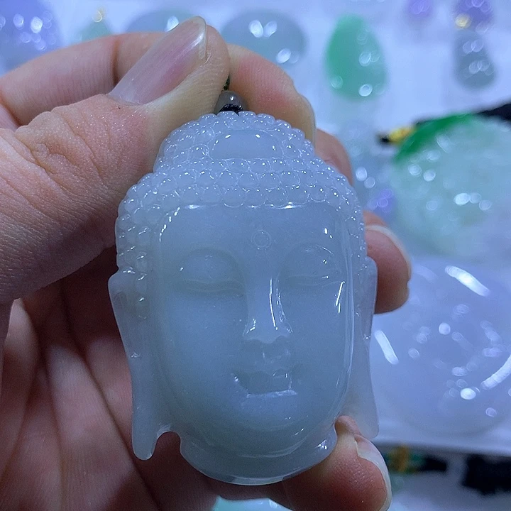 翡翠未镶嵌颈饰天然翡翠A货吊坠