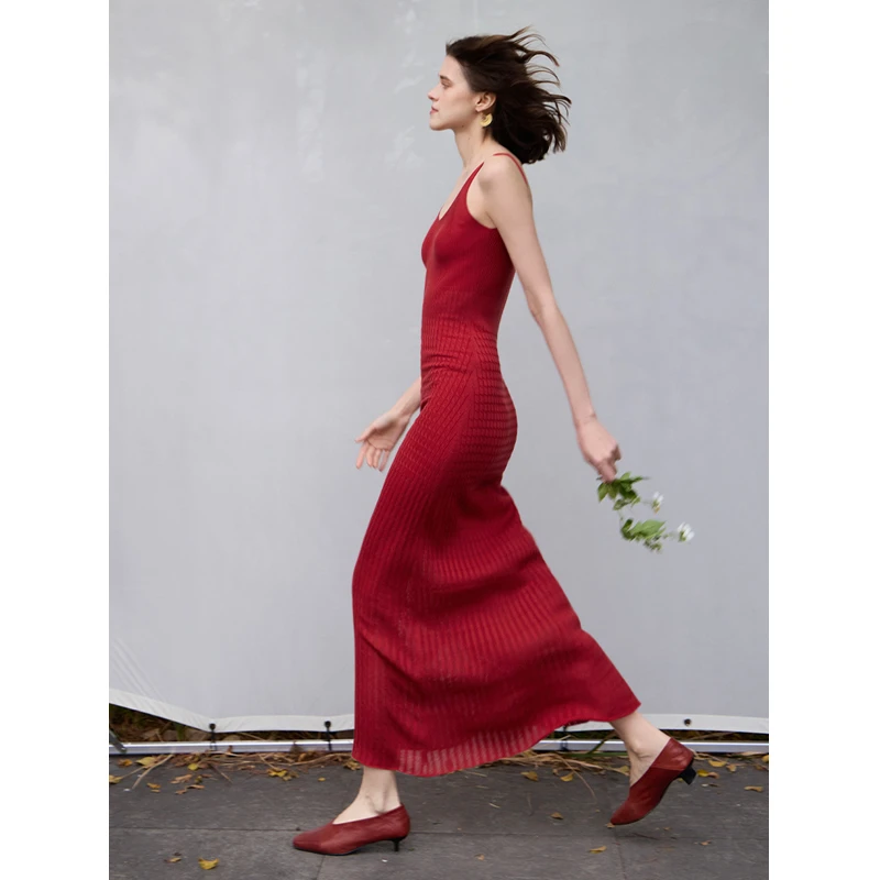 Mix Selection｜进口天丝中长裙春夏法式轻奢显瘦连衣裙MSAJQ0017