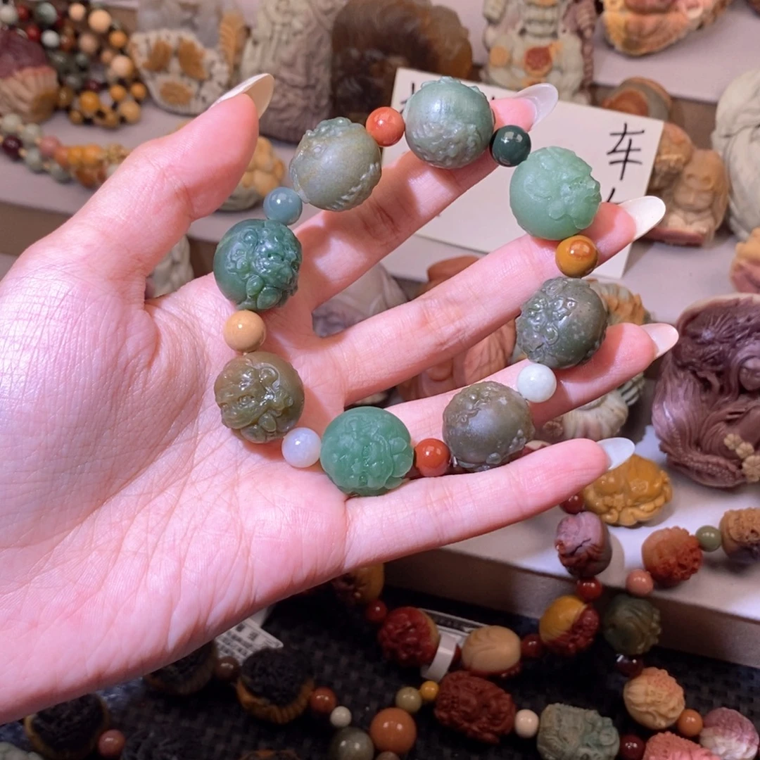 石英质玉（阿拉善玉）未镶嵌手链