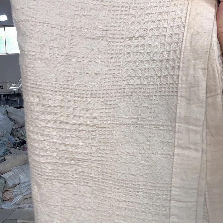 棉棉华夫格汉麻棉盖毯200/230