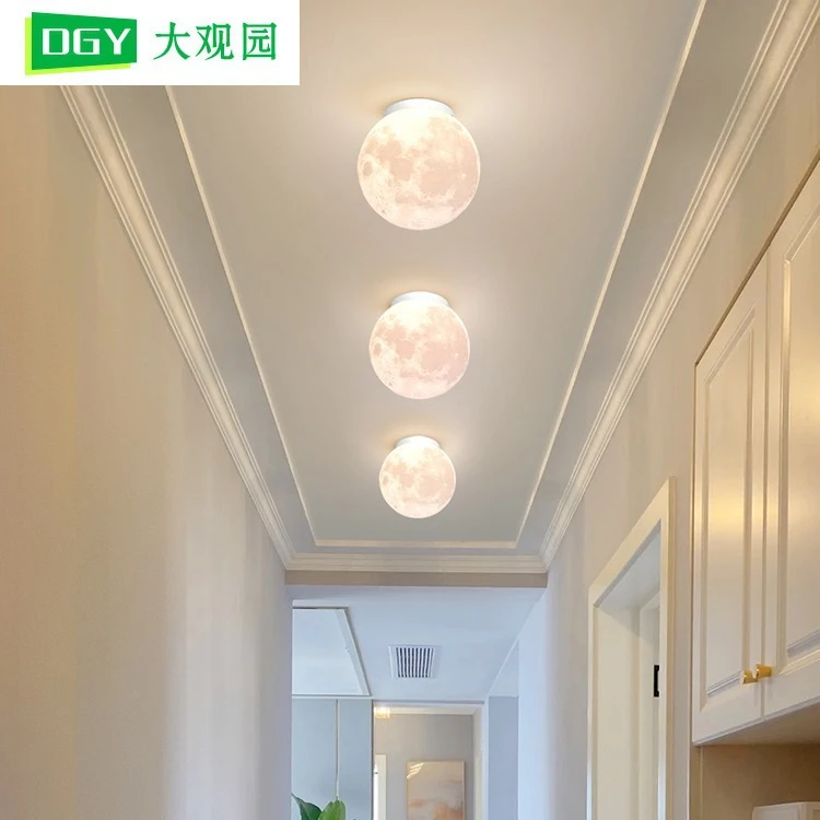 全光谱过道灯走廊灯北欧简约楼梯入户玄关衣帽间阳台灯吸顶灯