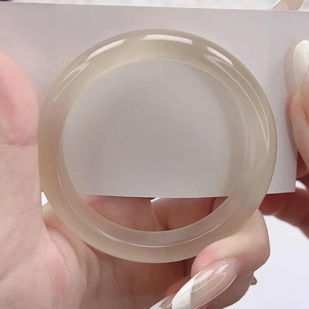 香槟金手镯 52圈口 高级贵气冰透款式