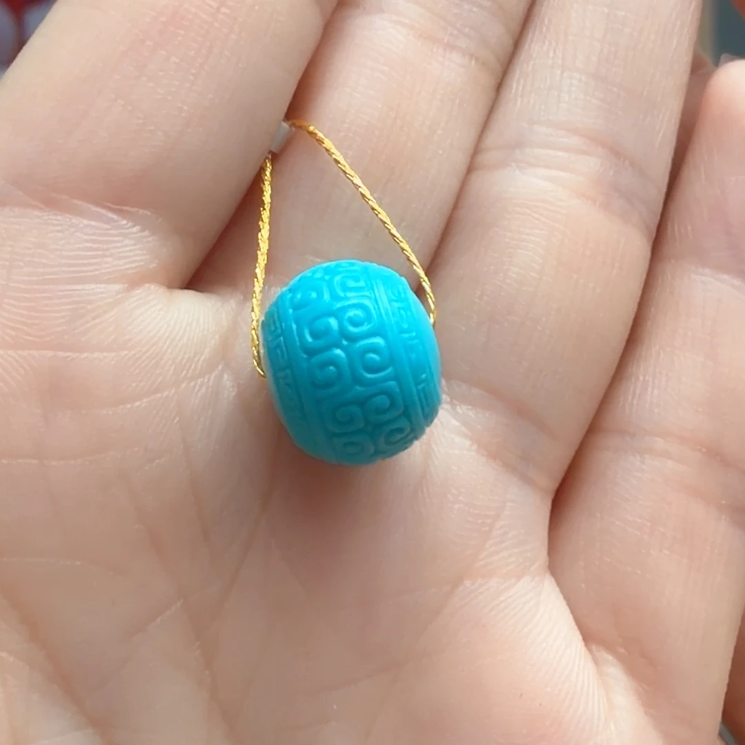 绿松石未镶嵌颈饰