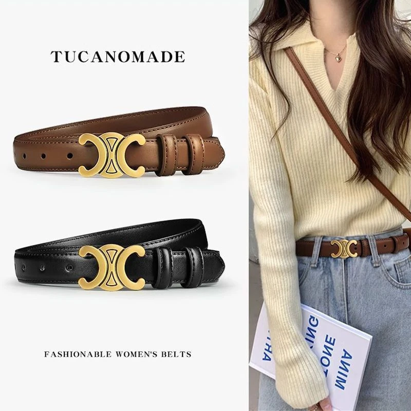 复古韩版女双面美拉德女腰带裤腰带腰带