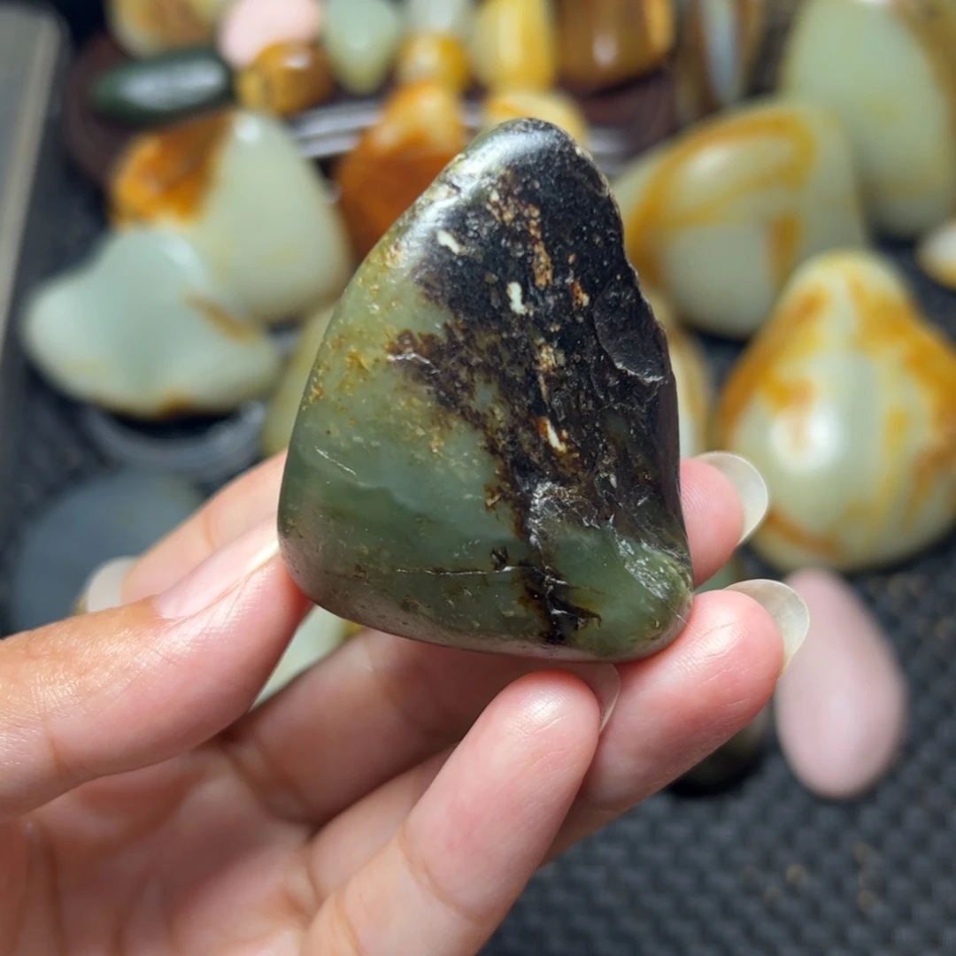 和田玉未镶嵌挂件16