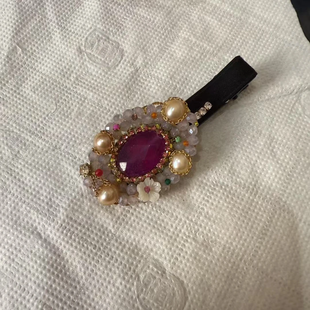 BJ30 紫色发夹气质时尚百搭