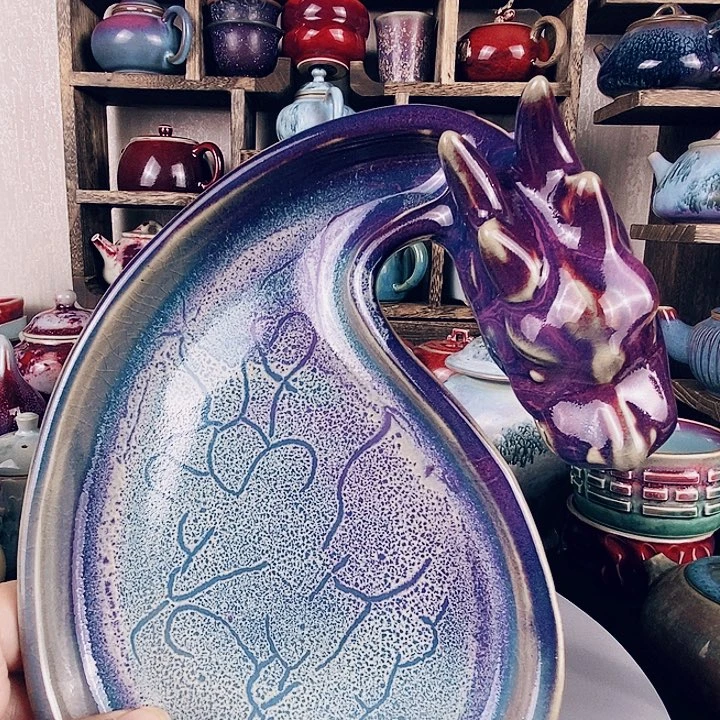 中国神后钧瓷茶具
