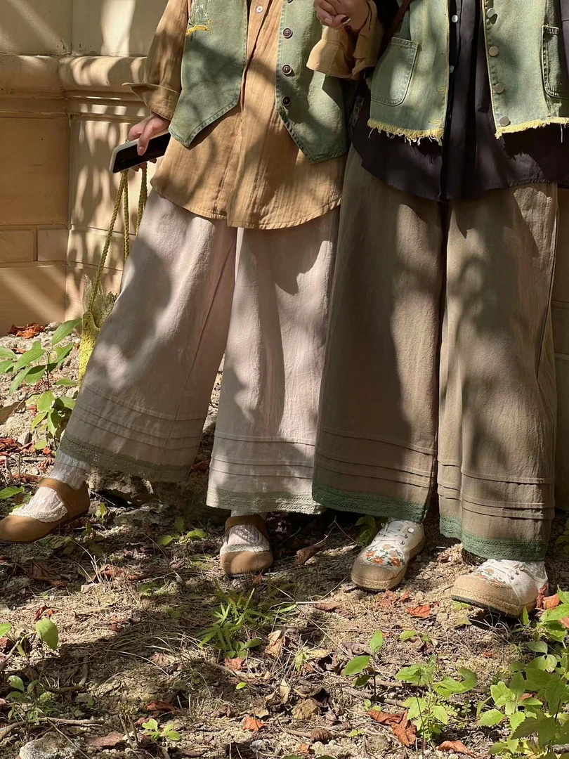 BSG（88035）日系复古时尚长裤