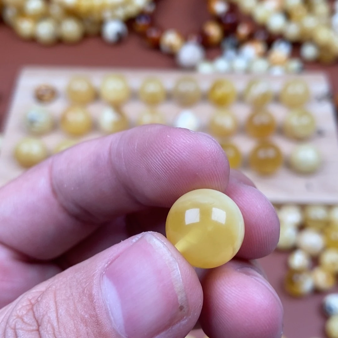 蜜蜡裸石未镶嵌晴**蓝蜜蜡