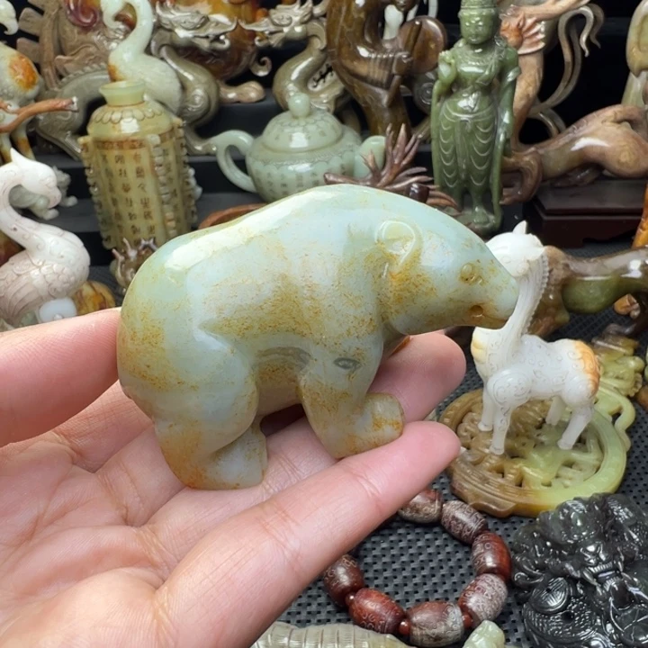 富***富和田玉（糖玉）未镶嵌挂件