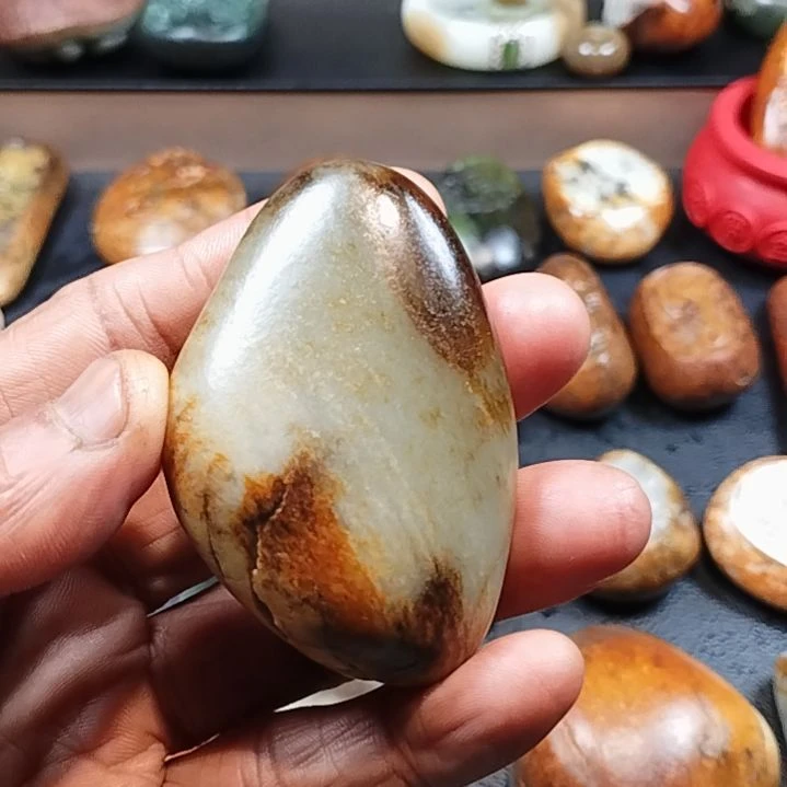 和田玉未镶嵌吊坠(不含链)