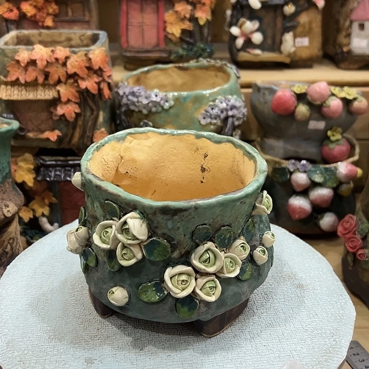 陶然多肉花盆百搭