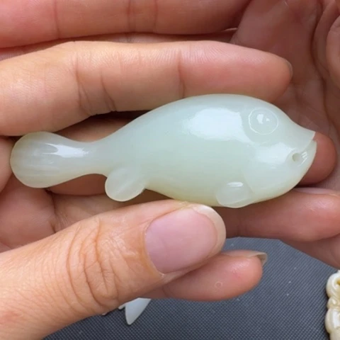 未镶嵌和田玉挂件醉*