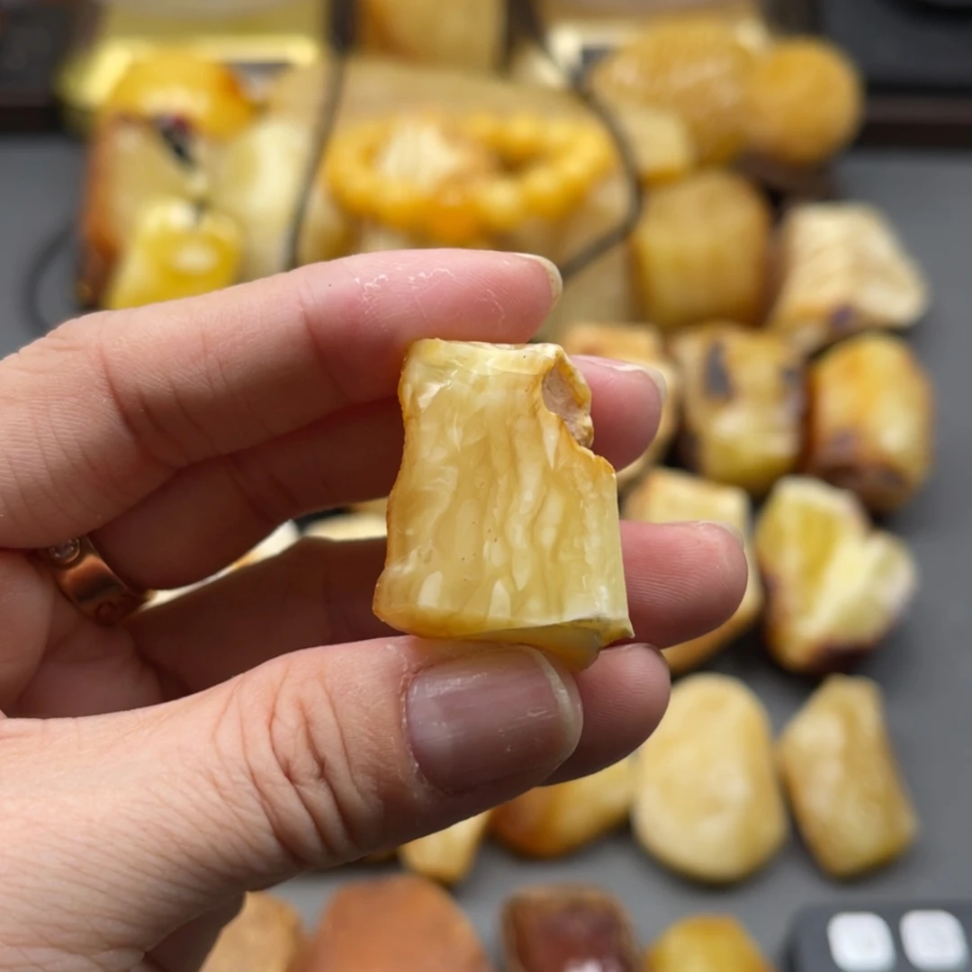 【闪购商品】未镶嵌定制琥珀天然琥珀蜜蜡原石定制