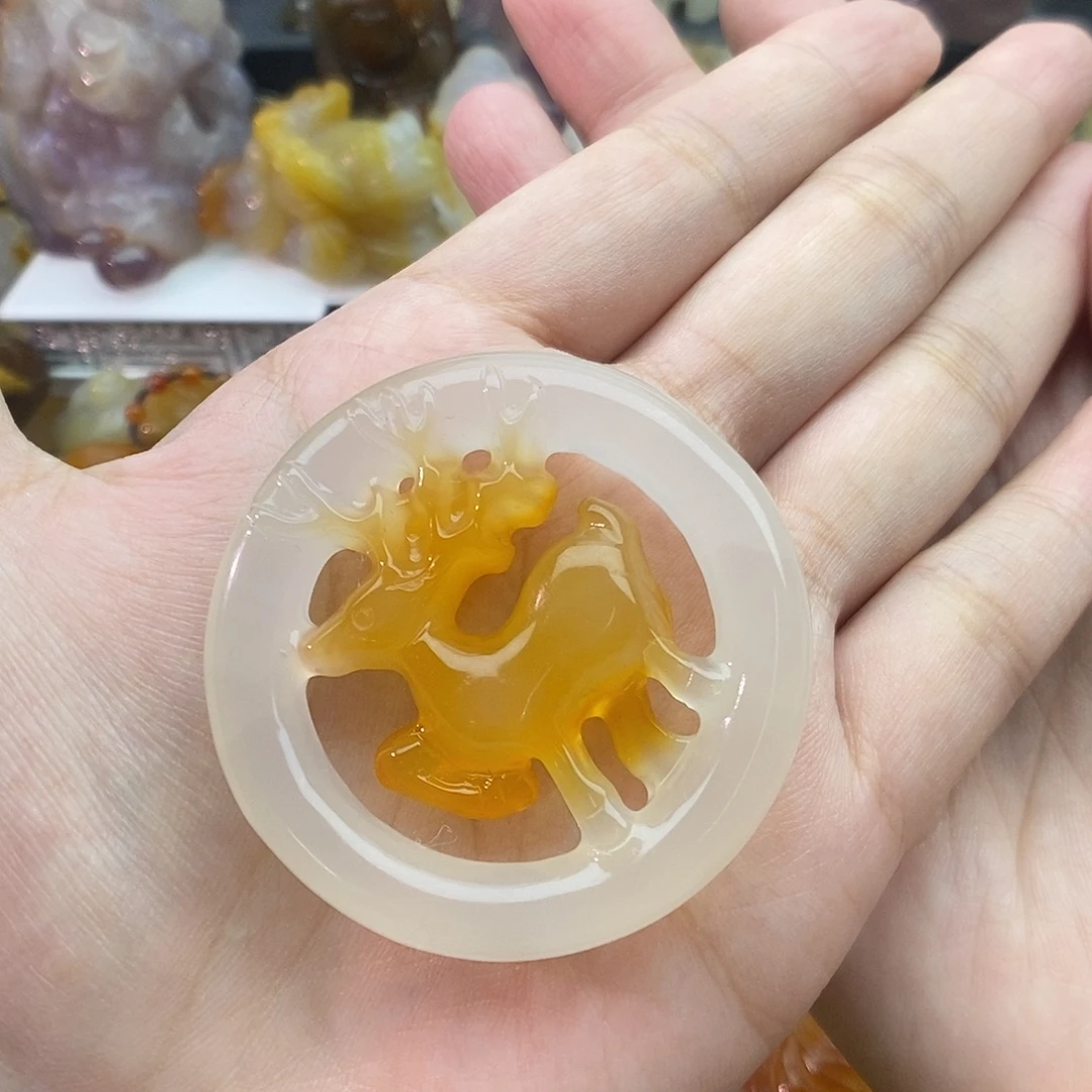 玛瑙/玉髓未镶嵌颈饰