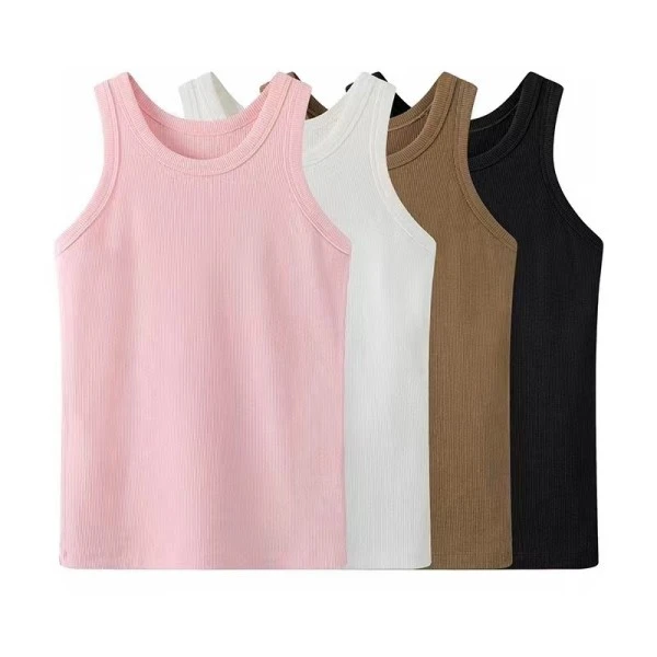 【U1021】2025夏季新款时尚宽松休闲针织吊带