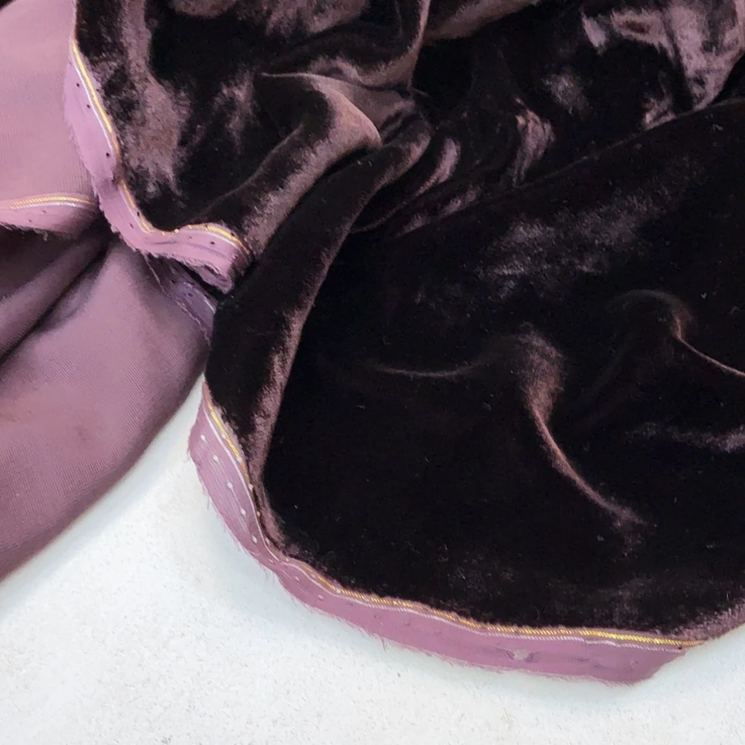 混纺真丝绒面料3米