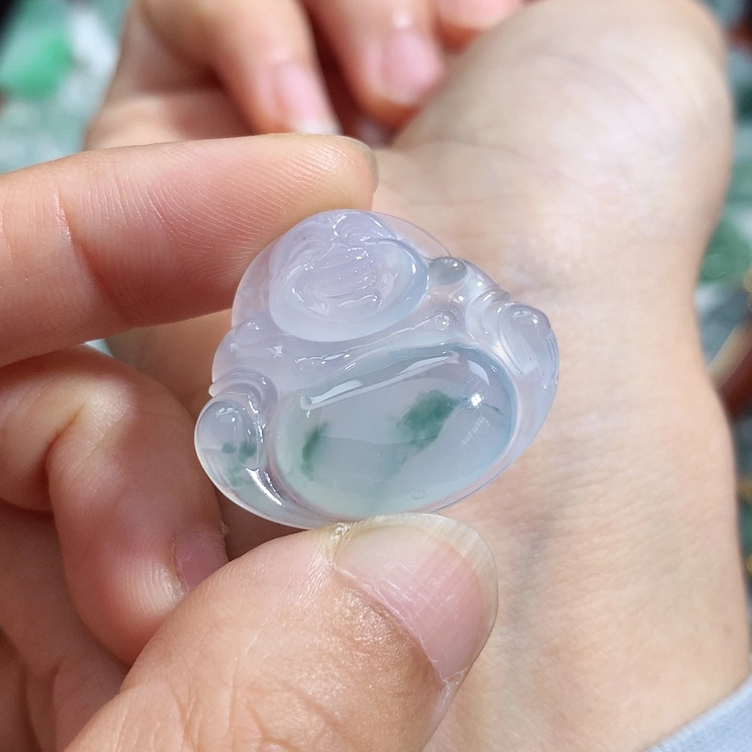 颈饰未镶嵌翡翠佛公