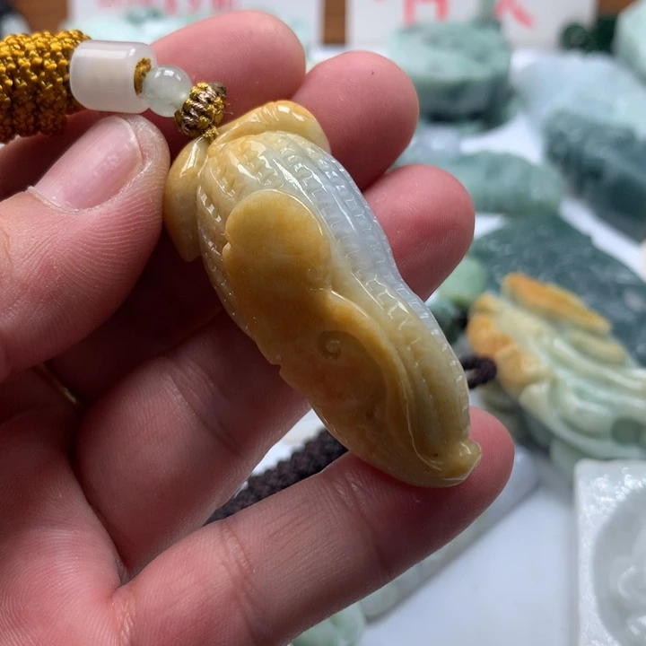颈饰未镶嵌翡翠保真天然a货翡翠