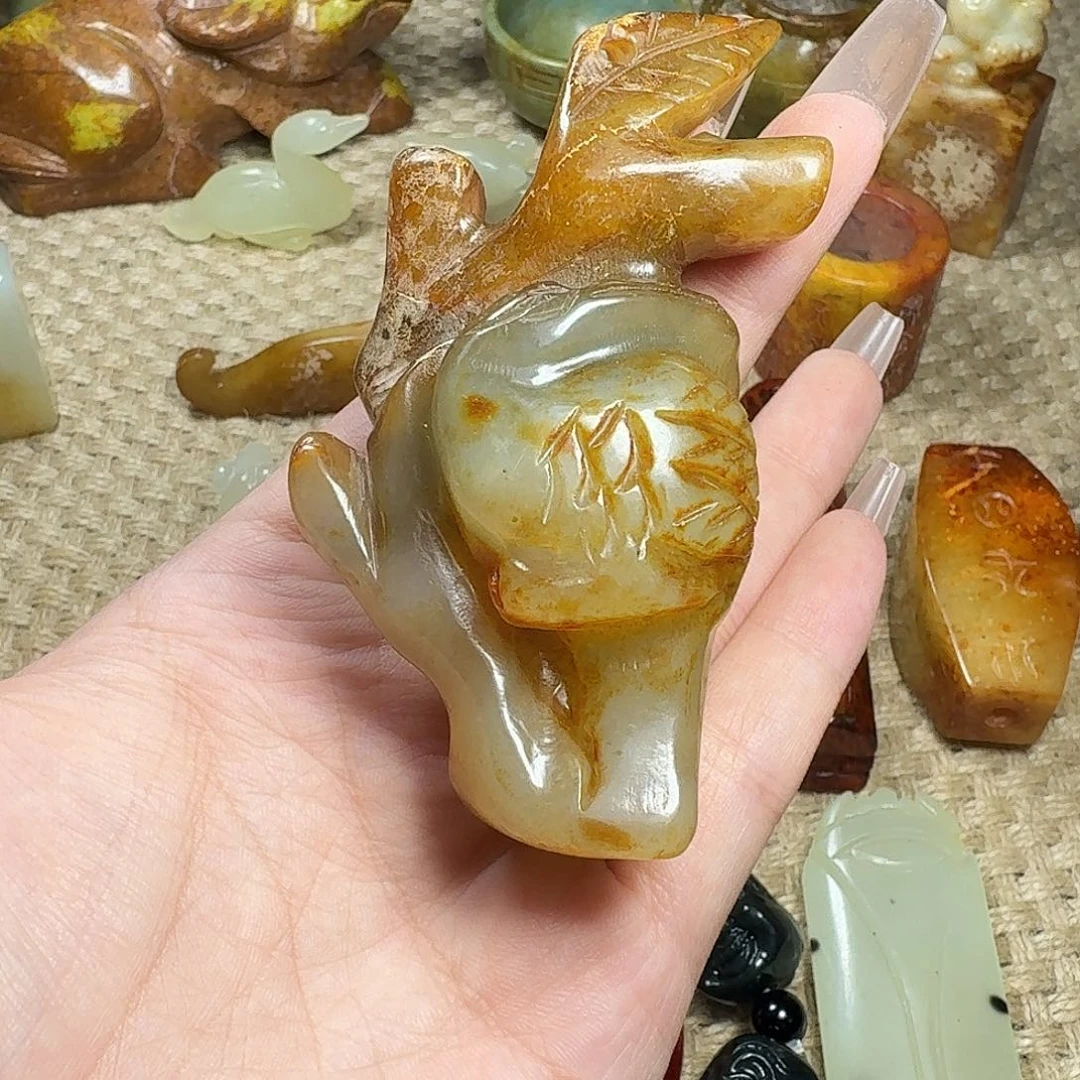 白玉菩提吊坠挂件