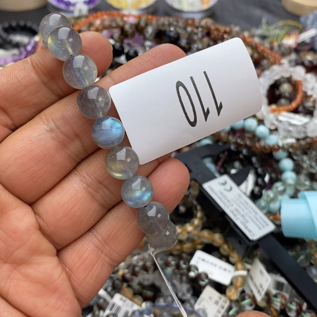 拉长石手链未镶嵌手链