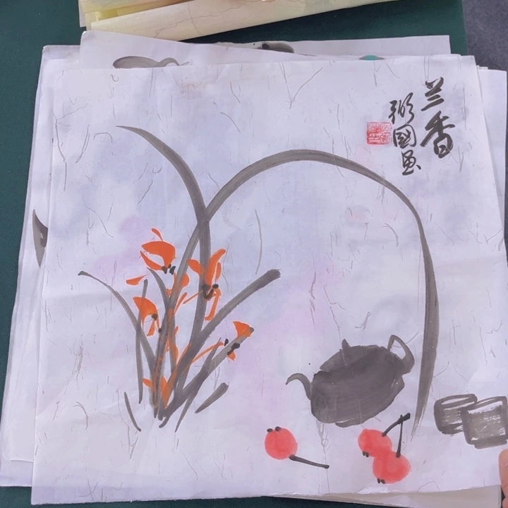 国画宣纸国画纯手绘作品