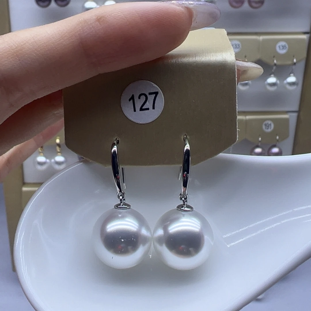 耳饰淡水珍珠银S925镶嵌