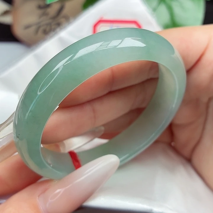 未镶嵌手镯翡翠52-53圈口