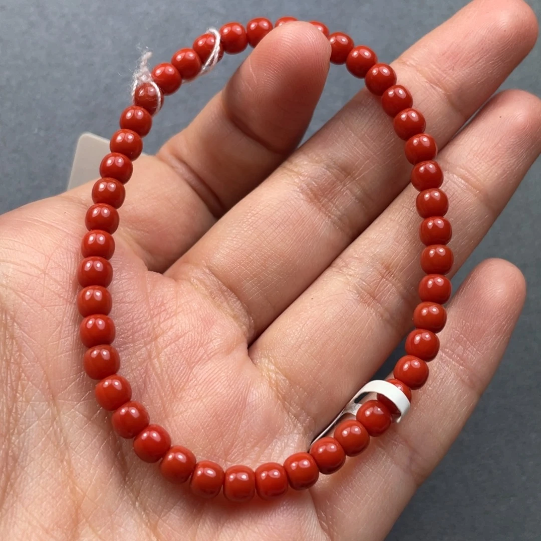 南红玛瑙未镶嵌配饰4.6mm