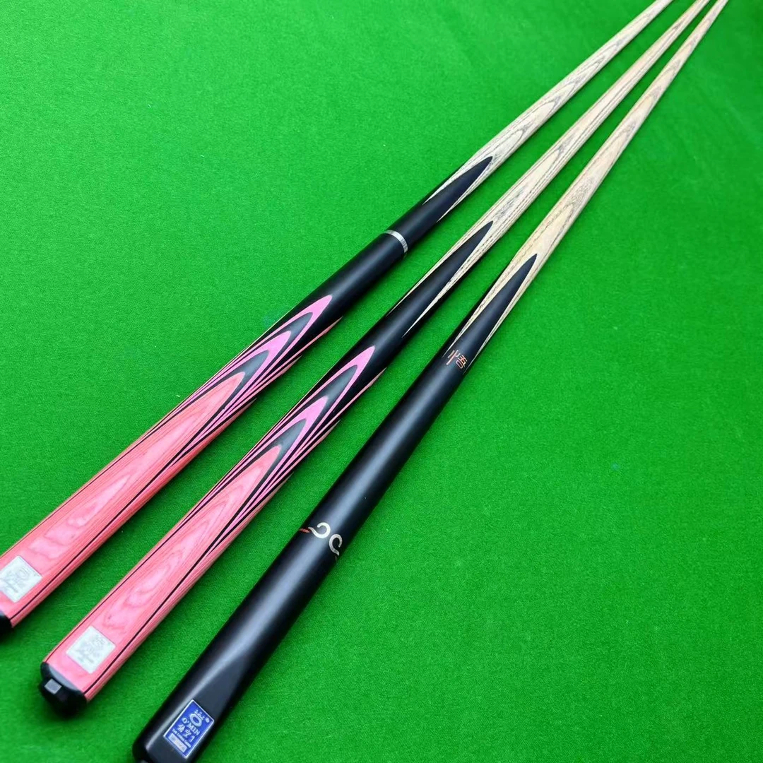 奥秘悟空紫霞台球杆通杆小头杆中式黑八九球斯诺克桌球杆10.2杆头