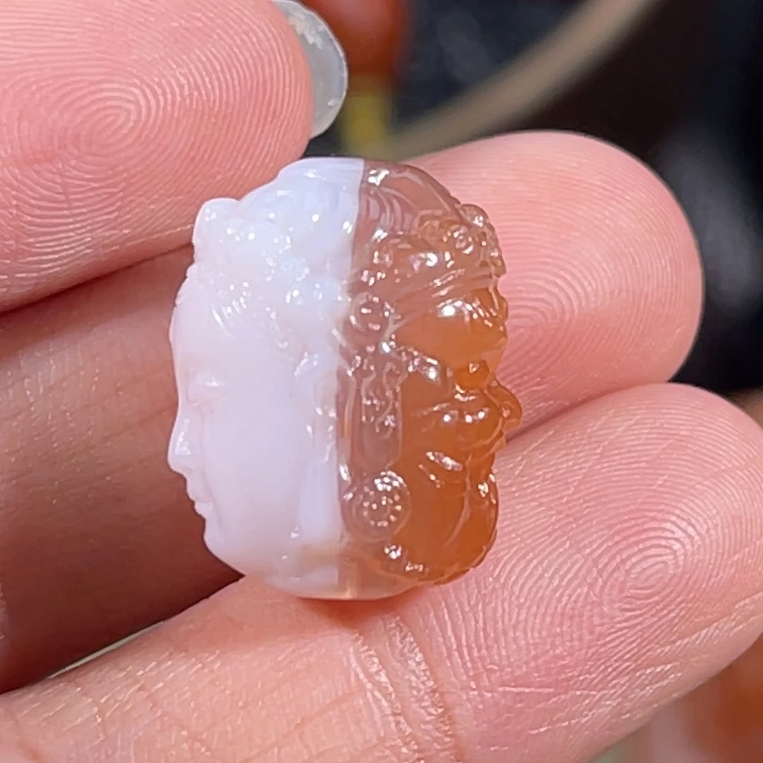 南红玛瑙未镶嵌扎基拉姆18*14.5mm