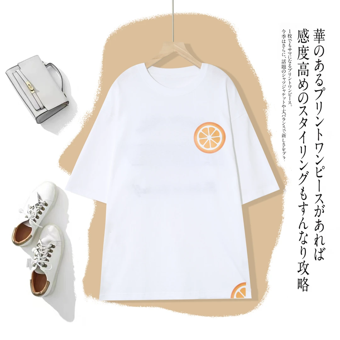 爆款潮服男女同款时尚设计感百搭圆领字母短袖宽松T恤P-N179