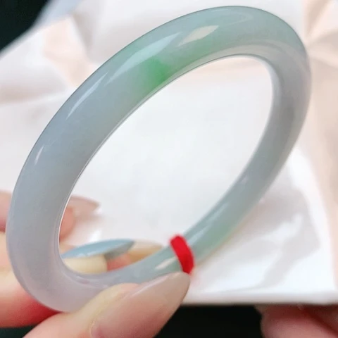 未镶嵌手镯翡翠53圆条882972