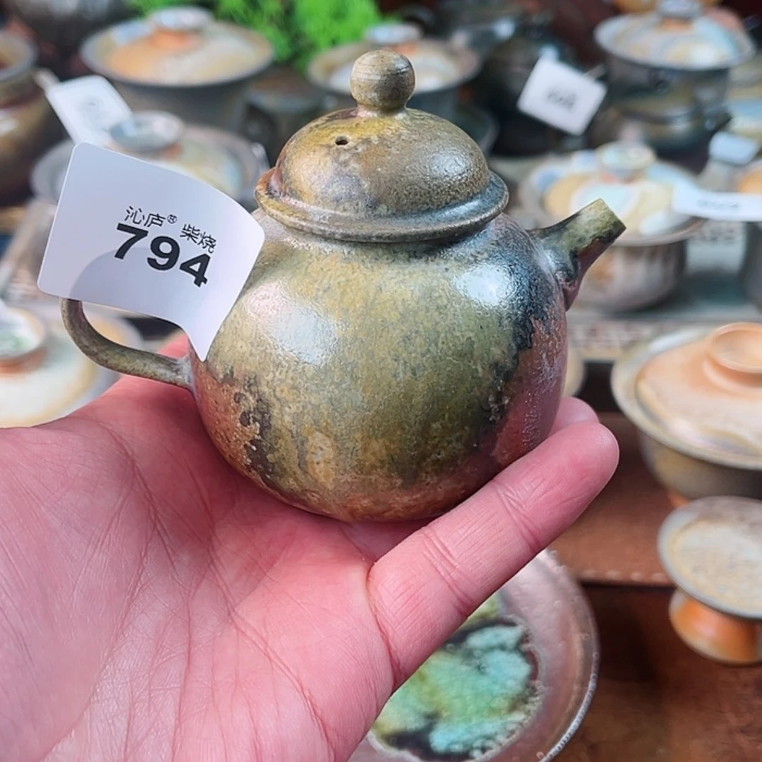 【闪购商品】沁庐柴窑古法柴烧手工茶具