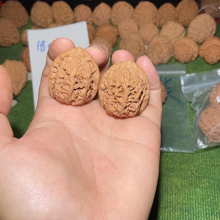 把件文玩核桃35凤凰台无修无黄精对