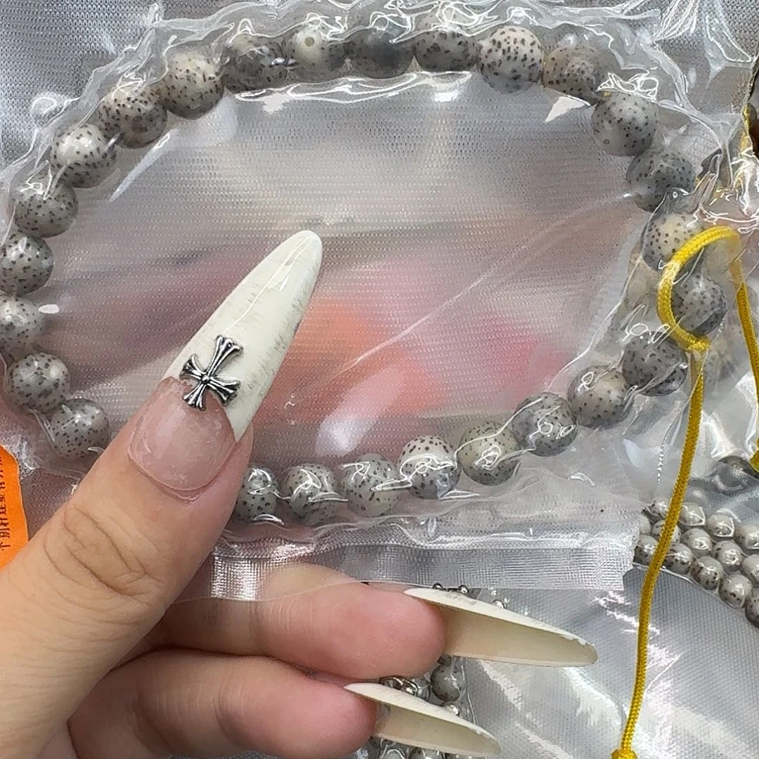 墨***白手串星月菩提84非凡爆透同枝手持9 9