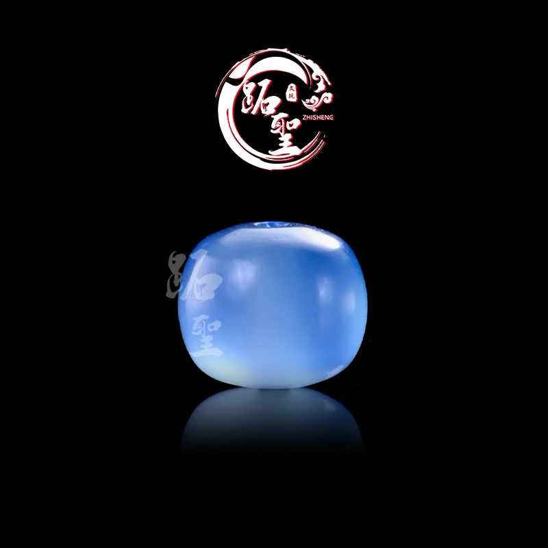 8/10/12MM蓝玛瑙老型桶珠单珠文玩百香籽手串手链配饰配珠腰珠