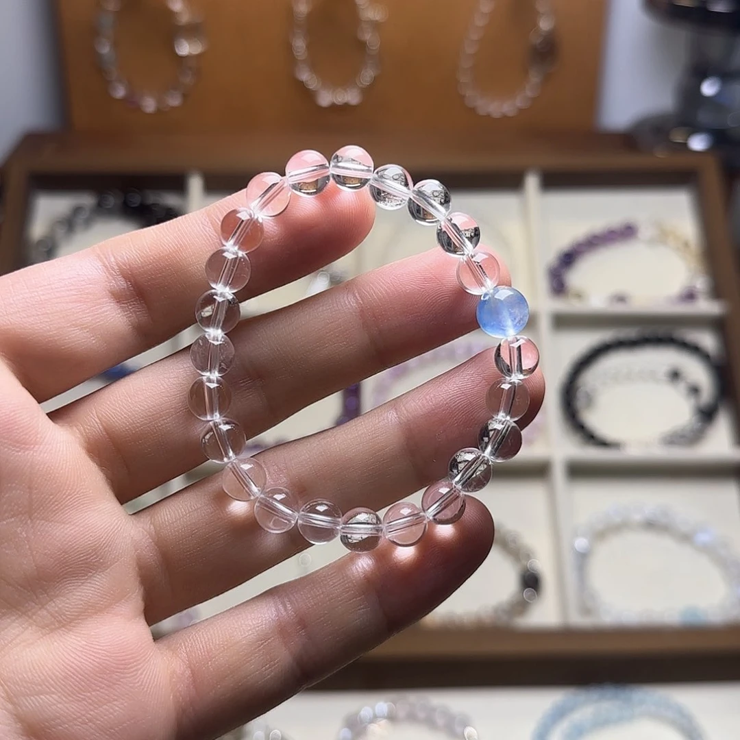 水晶手链未镶嵌白水晶