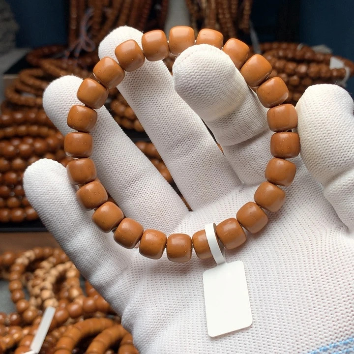 非金属木质紫金鼠10×9道珠单圈黄金甲收藏