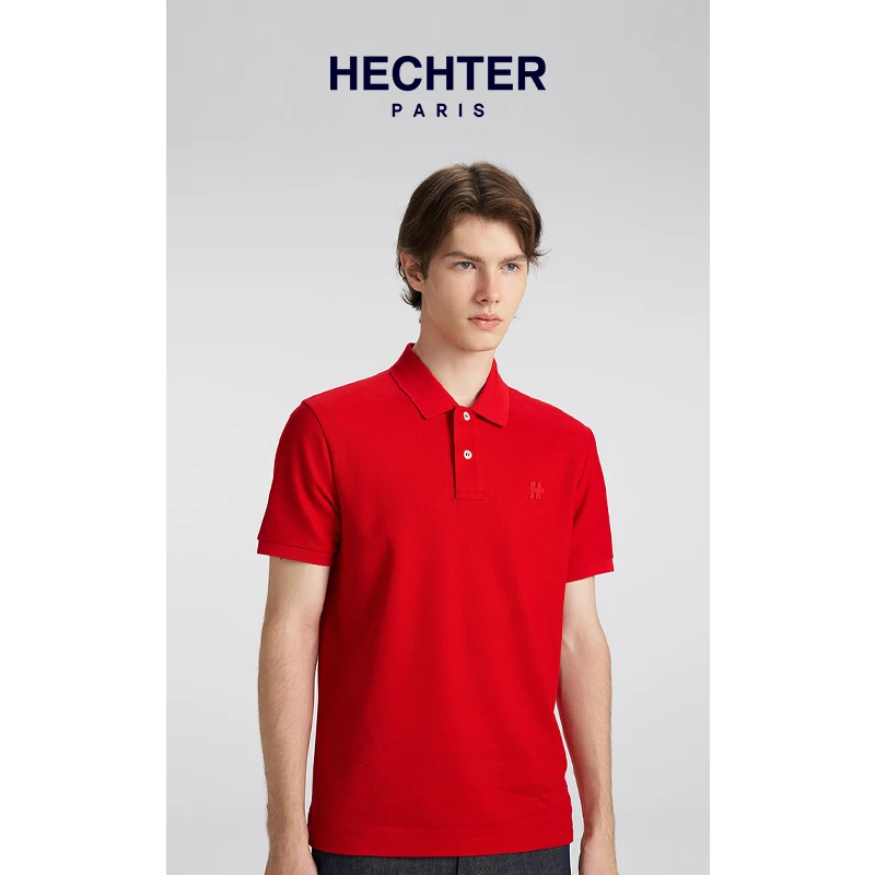 HECHTER男士多色纯棉百搭夏季短袖polo衫DT59901