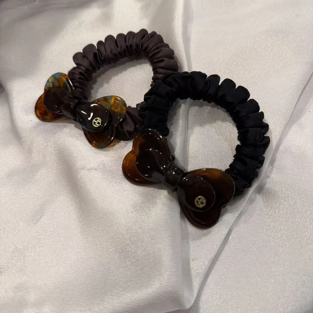 韩国 气质 小众 ins 手工 醋酸 简约 发圈K686