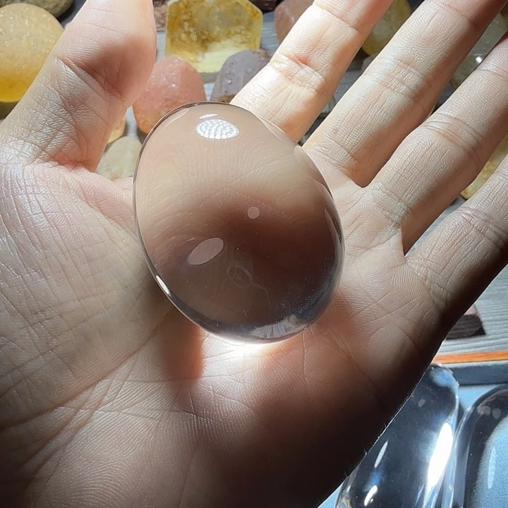 达***明水晶未镶嵌珠宝半成品