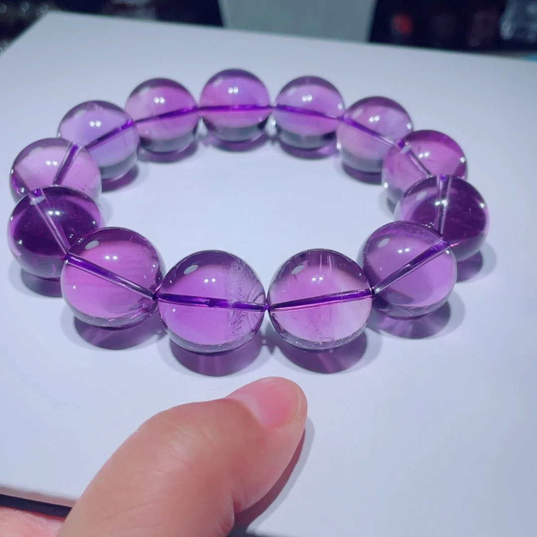 未镶嵌手链水晶紫水晶手链