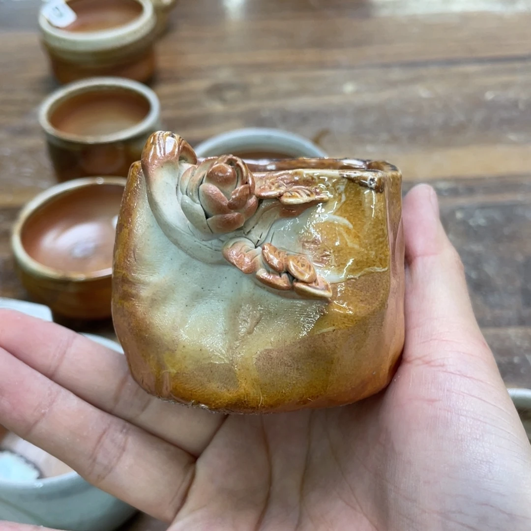 纯手工柴烧茶壶茶具