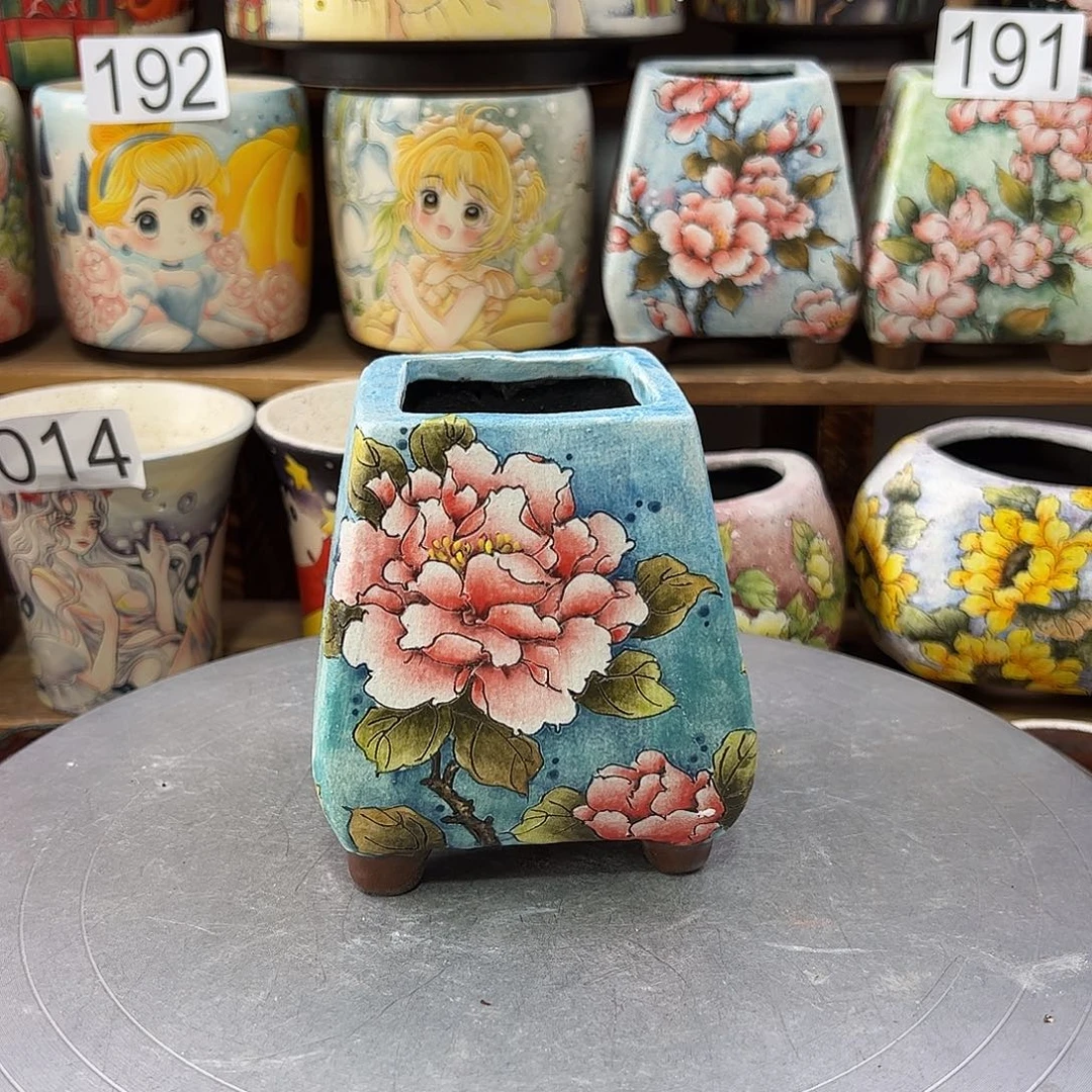 景德镇炫彩手绘口5高11